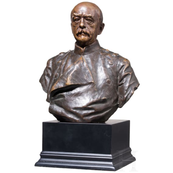 Reinhold Begas (1831&ndash;1911) &ndash; a portrait bust of Imperial Chancellor Otto von Bismarck