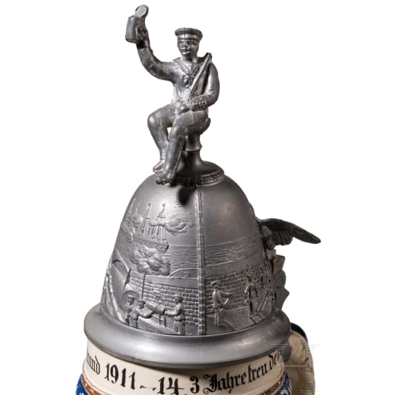 A reserve mug of the Imperial Navy of S.M.S. Helgoland, Wilhelmshaven