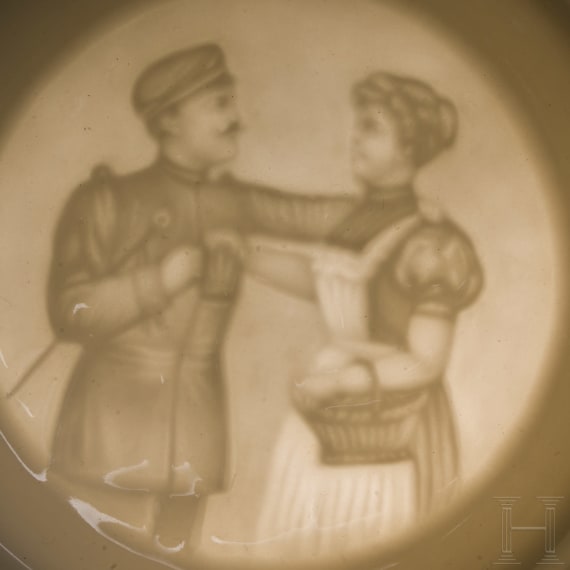 Three Prussian reservist mugs, Prussia, Prussia, Baden, Thuringia