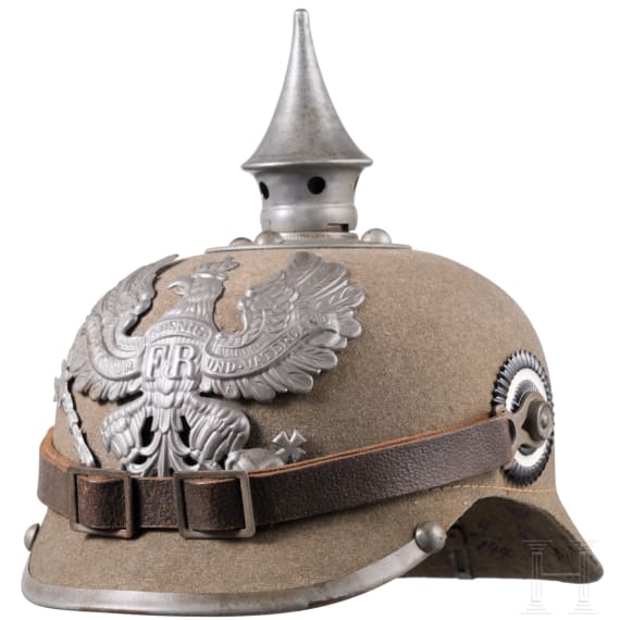 A felt helmet for enlisted men of the infantry, circa 1915