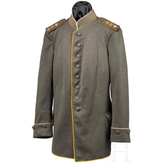 A field grey tunic M 1910 for a cavalry captain in Dragoon Regiment No. 16