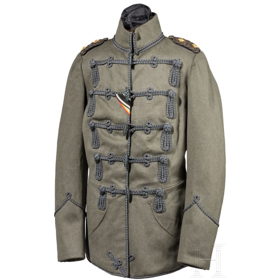A field-grey attila for an Oberst of the Hussars, 1910&ndash;1918