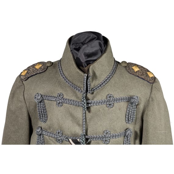 A field-grey attila for an Oberst of the Hussars, 1910&ndash;1918