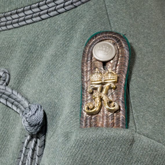 A field grey Attila for a lieutenant in the 2nd Westphalian Hussar Regiment No. 11, circa 1915