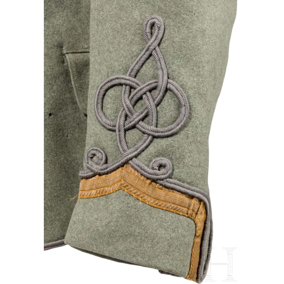 A field-grey attila for non-commissioned officers of the Hussars, dated 1914