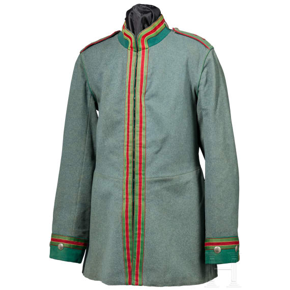 A field-grey tunic for a Gefreiter in J&auml;ger Regiment zu Pferde No. 2