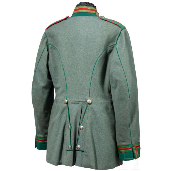 A field-grey tunic for a Gefreiter in J&auml;ger Regiment zu Pferde No. 2