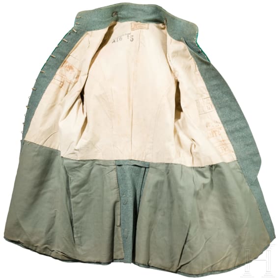 A field-grey tunic for a Gefreiter in J&auml;ger Regiment zu Pferde No. 2