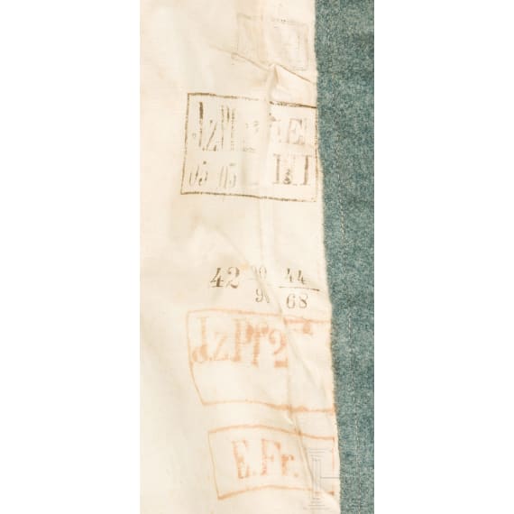 A field-grey tunic for a Gefreiter in J&auml;ger Regiment zu Pferde No. 2