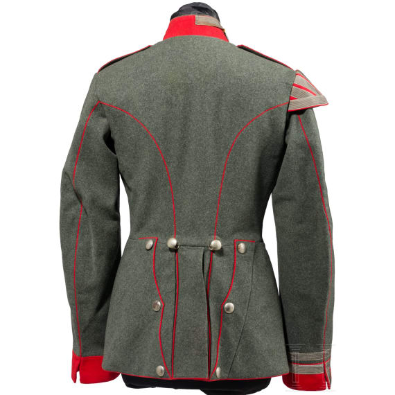 A field-grey ulanka for enlisted men/NCOs in Thuringian Uhlan Regiment No. 6 &ndash; sample piece, circa 1915