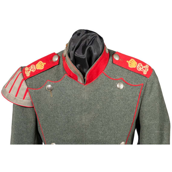 A field-grey ulanka for enlisted men/NCOs in Thuringian Uhlan Regiment No. 6 &ndash; sample piece, circa 1915