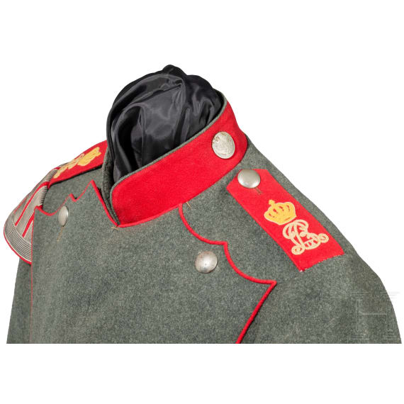 A field-grey ulanka for enlisted men/NCOs in Thuringian Uhlan Regiment No. 6 &ndash; sample piece, circa 1915