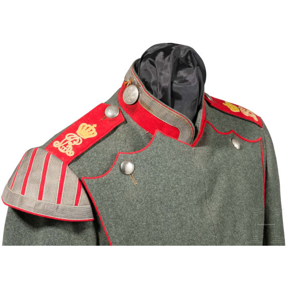 A field-grey ulanka for enlisted men/NCOs in Thuringian Uhlan Regiment No. 6 &ndash; sample piece, circa 1915