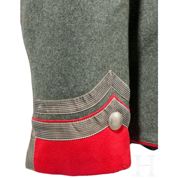 A field-grey ulanka for enlisted men/NCOs in Thuringian Uhlan Regiment No. 6 &ndash; sample piece, circa 1915
