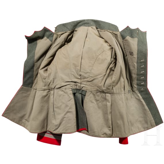 A field-grey ulanka for enlisted men/NCOs in Thuringian Uhlan Regiment No. 6 &ndash; sample piece, circa 1915