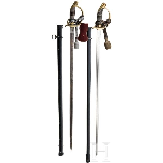 Two small-swords M 1889 for officers of the infantry