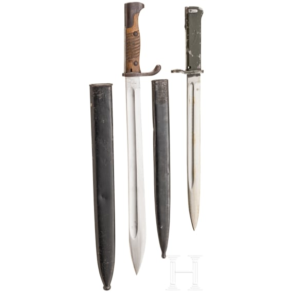 Two German bayonets, World War I