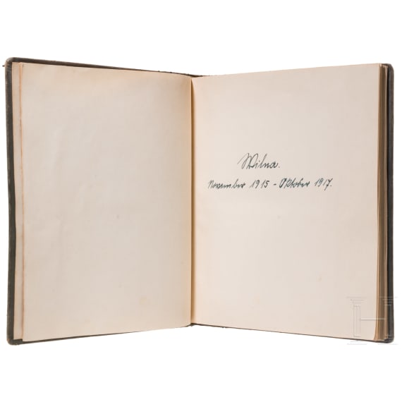 A diary of Captain Schnaase at the headquarters of A.O.K. 10 in Vilna from November 1915 to October 1917