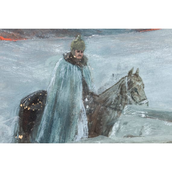 Werner Kollath (1892&ndash;1970) &ndash; German soldiers in a winter landscape near Wytschaete, Flanders