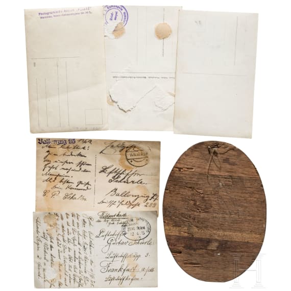 Estate of airship pilot Gustav Sch&uuml;rle from Zeppelin LZ 39