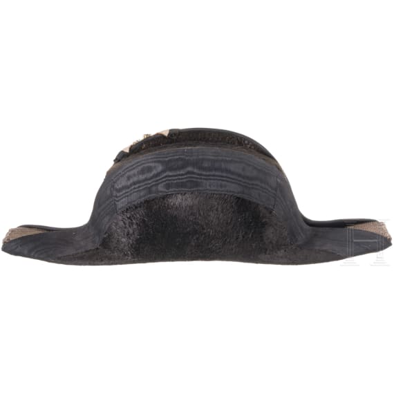 A bicorne for officers of the Imperial Navy with its case