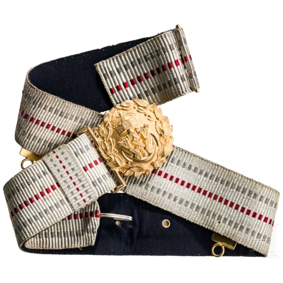 A parade belt for officers of the imperial navy, circa 1910 - 1918