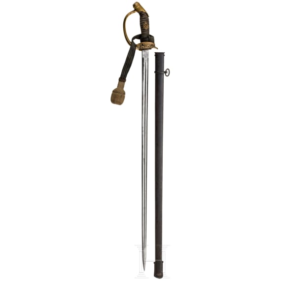 A sword M 1889 for members of the Schutztruppe, worn from 1913 onwards