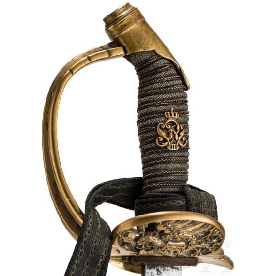 A sword M 1889 for members of the Schutztruppe, worn from 1913 onwards