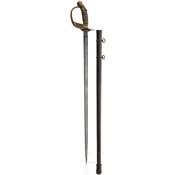 A sword M 1889 with Chinese dragon motif, circa 1900
