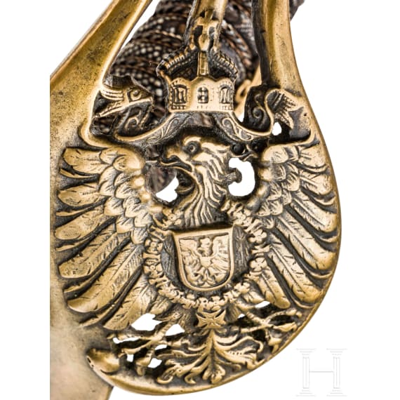 A small sword M 1889 for officers of the Schutztruppe, dated 1913