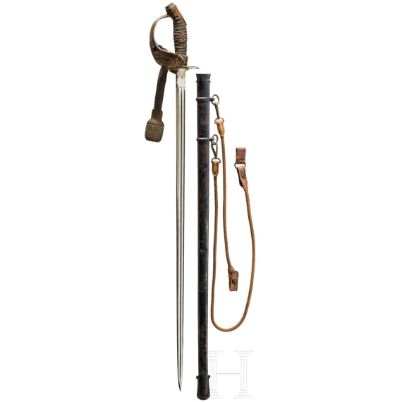 A sword M 1889 for officers of the Schutztruppe