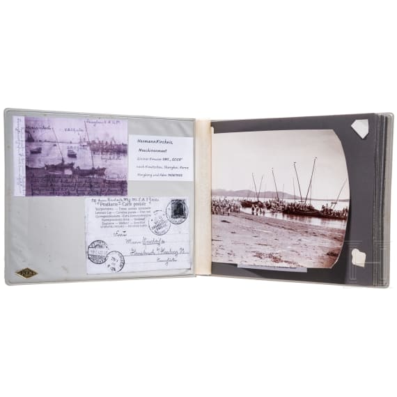 Maschinenmaat Kircheis from the S.M.S. Geier - a photo album of the voyage to Tsingtau and Southeast Asia, 1904 - 1905