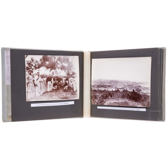 Maschinenmaat Kircheis from the S.M.S. Geier - a photo album of the voyage to Tsingtau and Southeast Asia, 1904 - 1905