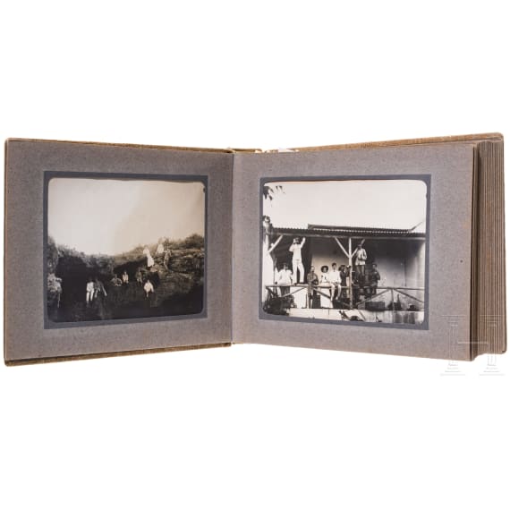 A photo album &lsquo;Deutsch-Ostafrika&rsquo; belonging to a member of the German Schutztruppe