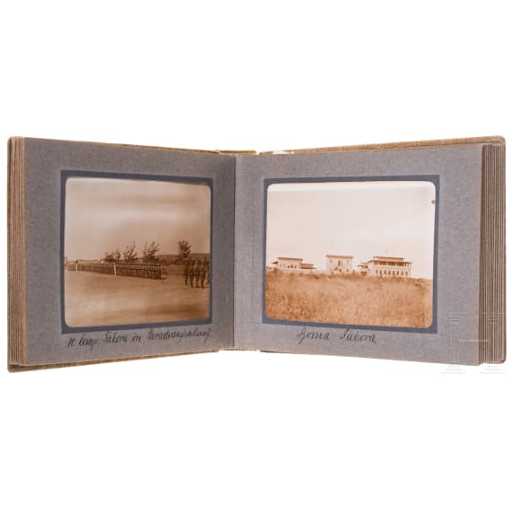 A photo album &lsquo;Deutsch-Ostafrika&rsquo; belonging to a member of the German Schutztruppe