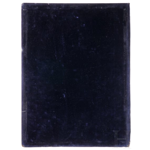 A magnificent document case belonging to the Imperial Navy, dated 1897