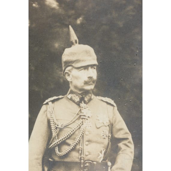 Captain Walter Forstmann - Kaiser Wilhelm II - Gift frame with signed portrait photograph