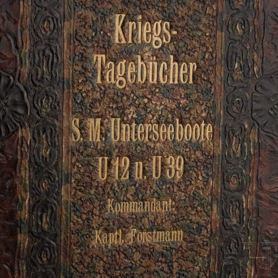 Kapit&auml;n zur See Walter Forstmann &ndash; &bdquo;War Diaries of His Majesty's Submarines U 12 and U 39 &ndash; Kommandant Kaptl. Forstmann"