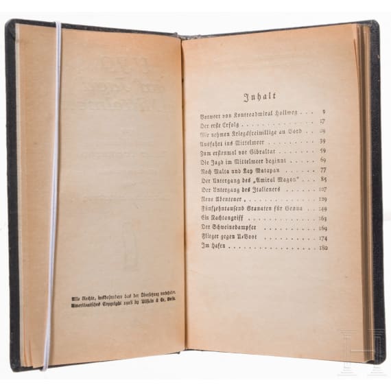 Captain Walter Forstmann - &ldquo;U39 on the Hunt in the Mediterranean&rdquo; from his personal library