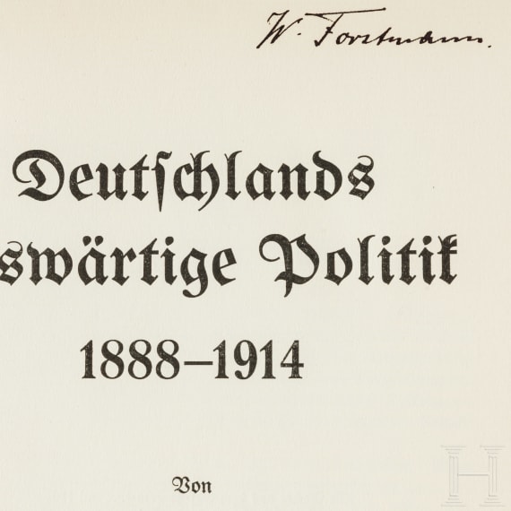 Captain Walter Forstmann - 34 books from his personal library
