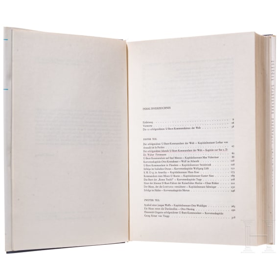 Captain Walter Forstmann - Book &ldquo;Knights of the Deep&rdquo; with a dedication to his descendants
