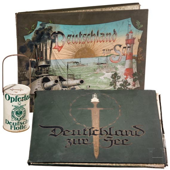 Two copies of the picture folder &ldquo;Deutschland zur See&rdquo;