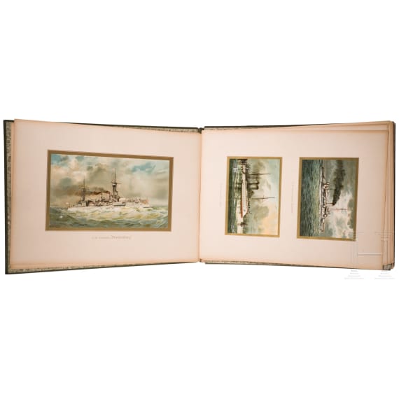 Two copies of the picture folder &ldquo;Deutschland zur See&rdquo;