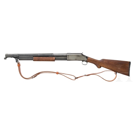 A Norinco 97 pump-action shotgun (replica of Winchester Mod. 1897), with bayonet