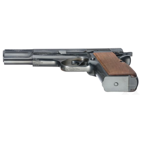 An FN Mod. High Power "Vigilante", engraved, in case