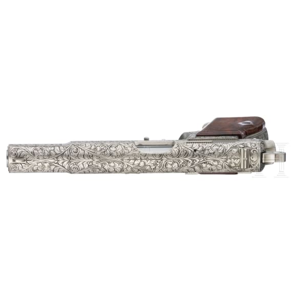 An FN Mod. High-Power Deluxe, stainless, engraved, in box