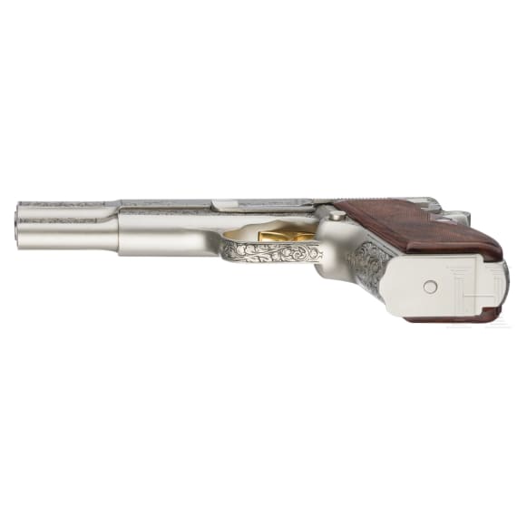 An FN Mod. High-Power Deluxe, stainless, engraved, in box