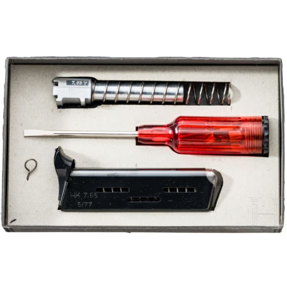 A conversion barrel for a Heckler & Koch HK 4, in box
