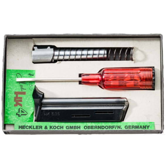 A conversion barrel for Heckler & Koch HK 4, in box