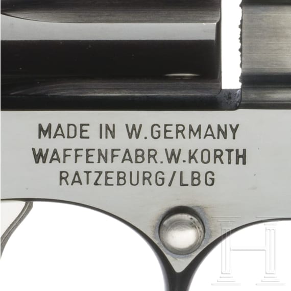 A Korth Series 22 Target Revolver